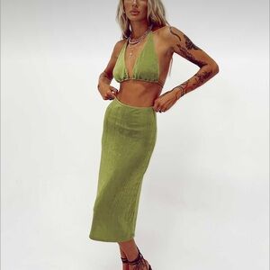 Princess Polly AnnaLisa Set Green